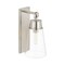 Z-Lite Wentworth 1 Light Wall Sconce, Brushed Nickel & Clear 2300-1SL-BN - alternate 3